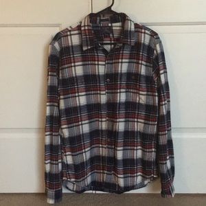 J. Crew slimy fit flannel, size Large